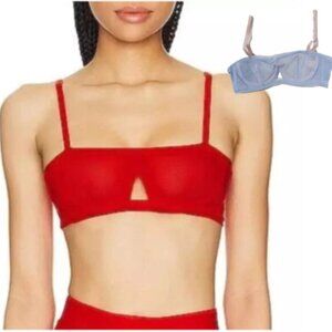 Free People/Revolve We Are HAH-Wired Bra in Periwinkle Blue Sz 30-38A NWT